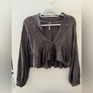 Free People Flowing top